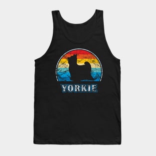 Yorkie Vintage Design Yorkshire Terrier Dog Tank Top